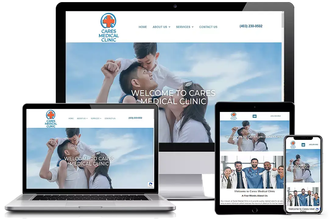 Care Medical Clinic Mockup Webp